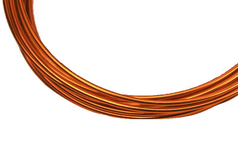 Filo alluminio 2mm 5 mt cod. 6011-391 (Stafil) - Arancione