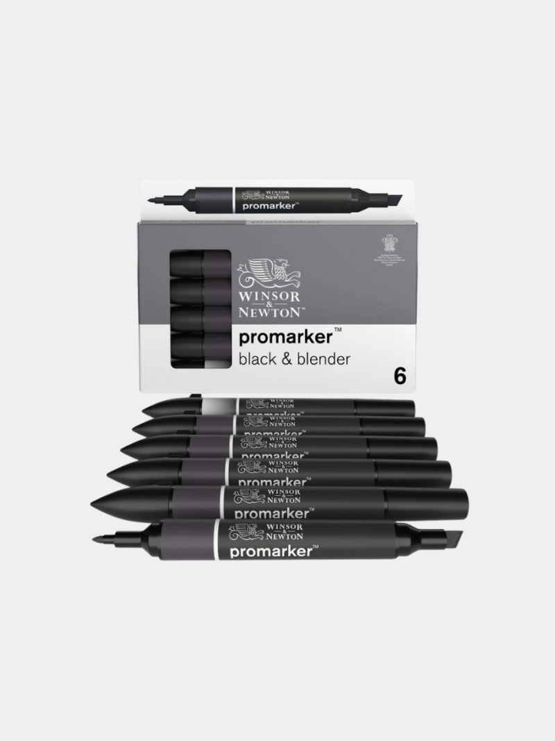Set Promarker Black and Blender (Winsor & Newton)