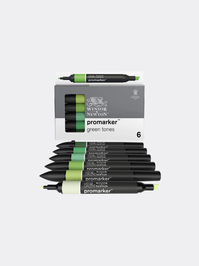 Set Promarker Green Tones (Winsor & Newton)